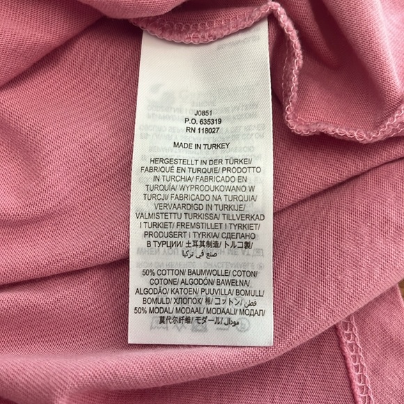 Boden Super Soft Short Sleeve T-Shirt, Boat Neckline, Dusty Rose, Size 12 - Picture 11 of 13